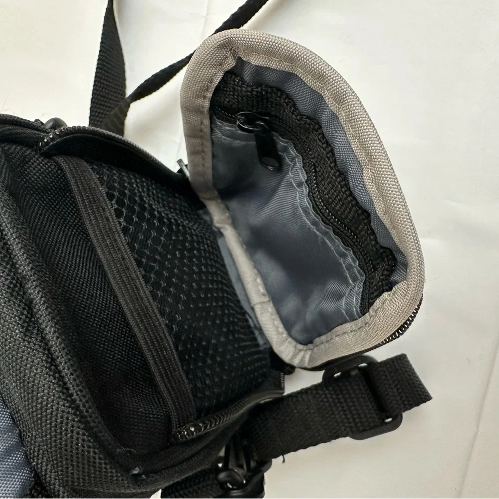 Samsonite Small Padded Camera Bag Case Black Gray Strap 5 x 3.5